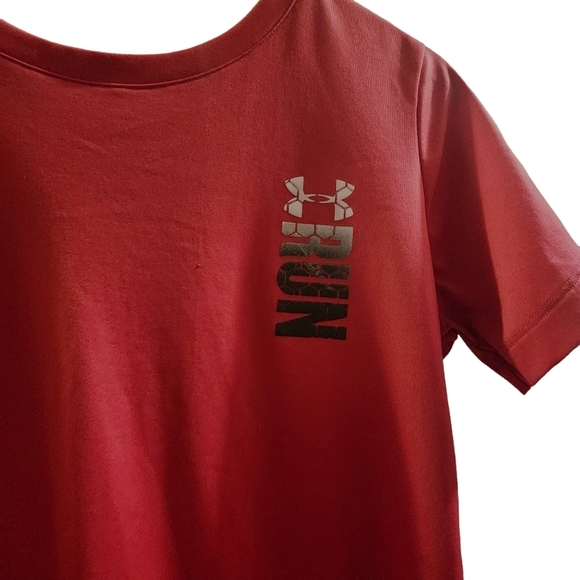 Under Armour Gym Pink Heat Gear Athletic Tshirt - Picture 5 of 7